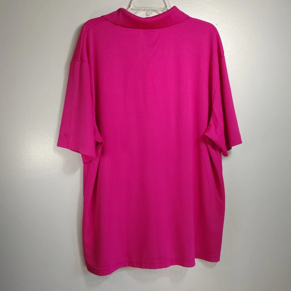 Pro Tour Airplay Golf Polo Shirt Mens‎ XXL Extra Extra Large Pink Quick Dry